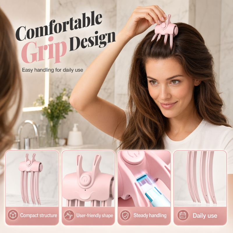 LuxeLift Verhit Haarclip — Directe Wortelboost