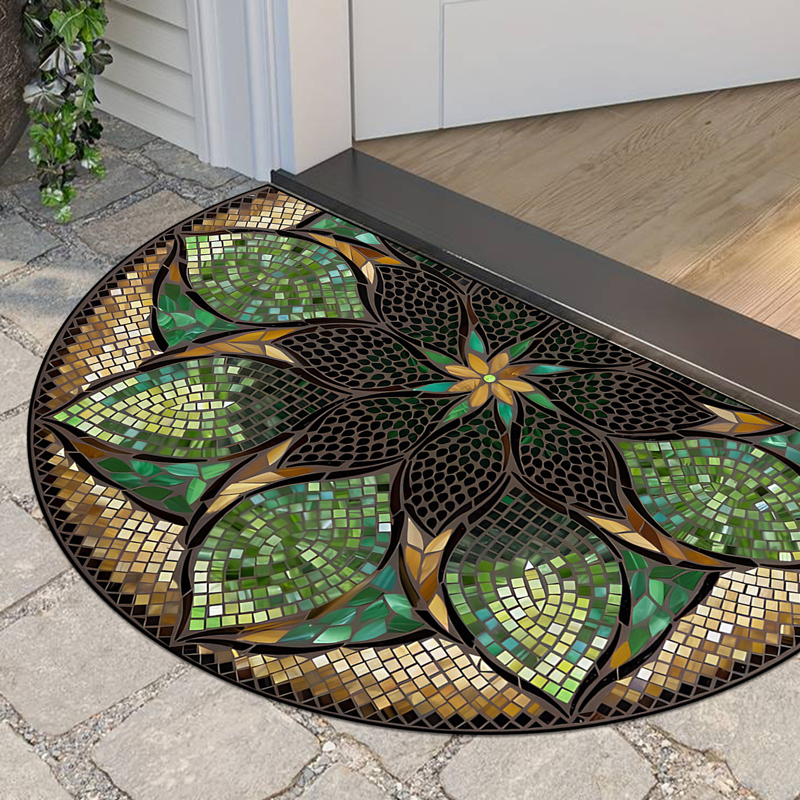BoldPatch – Geometrisch Fluwelen Vloerkleed | 50% KORTING