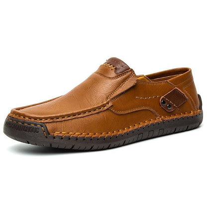 Nolan – Herenleren schoenen met flexibel comfort