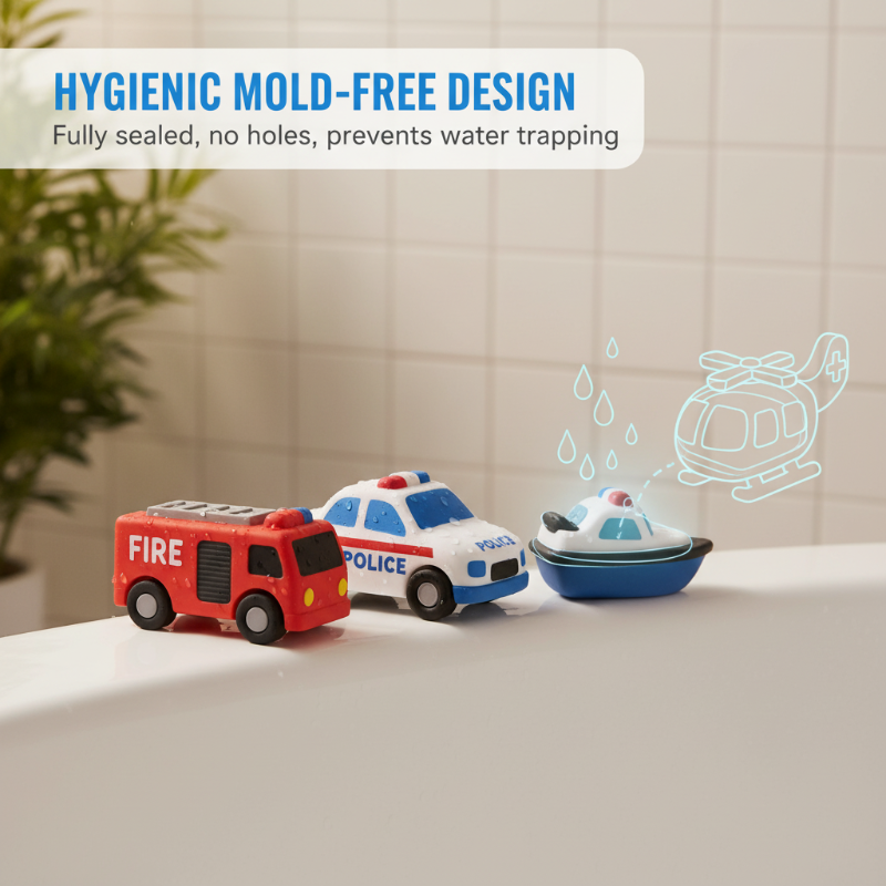AquaFleet Voertuigen 6-delige Set — Puur Plezier Spetteren