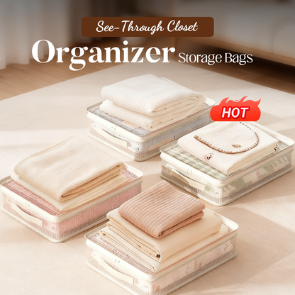 ClearNest – Transparante Opbergzakken | 50% KORTING