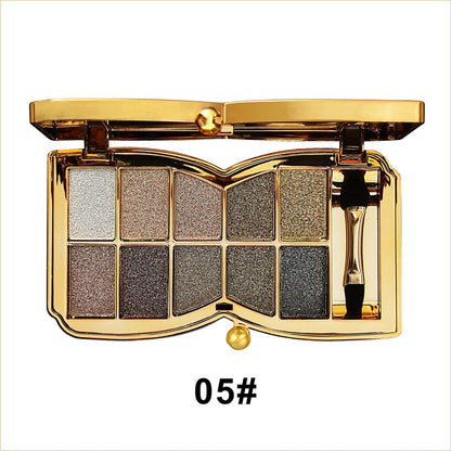 ShimmerGlam Pro - 10 kleuren Sparkle Shimmer oogschaduwpalette | 50% KORTING