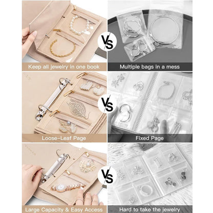 VelvetVault™ – Luxe Juwelen Opbergboek | Elegant, Veilig & Overal mee naartoe | 50% KORTING