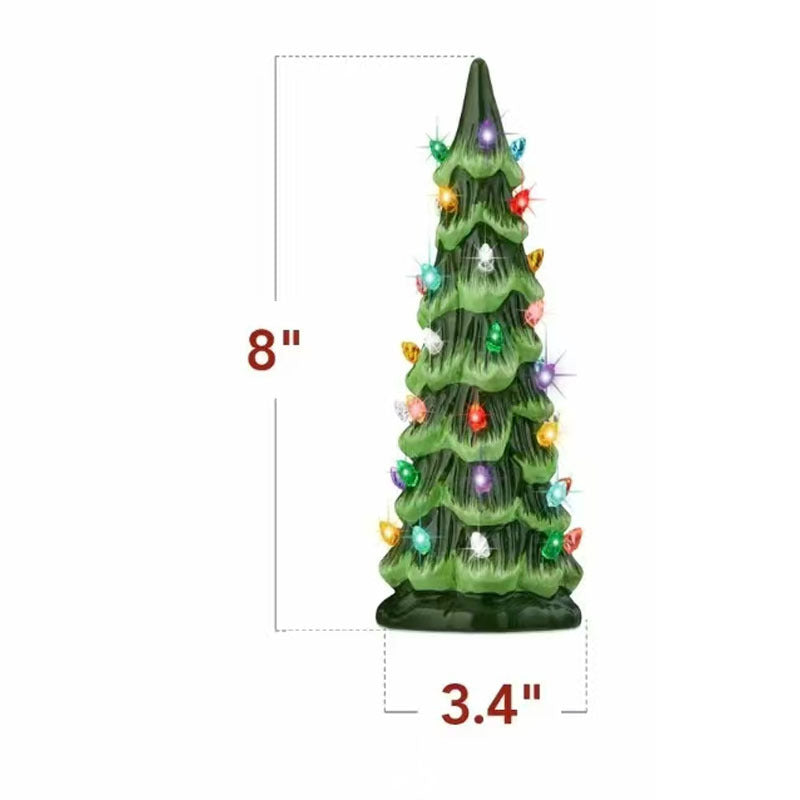 LumiGlow – Handbeschilderde LED-Kerstboom | 50% KORTING