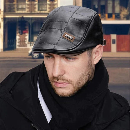 LuxeBeret – Moderne leren baret in vintage stijl