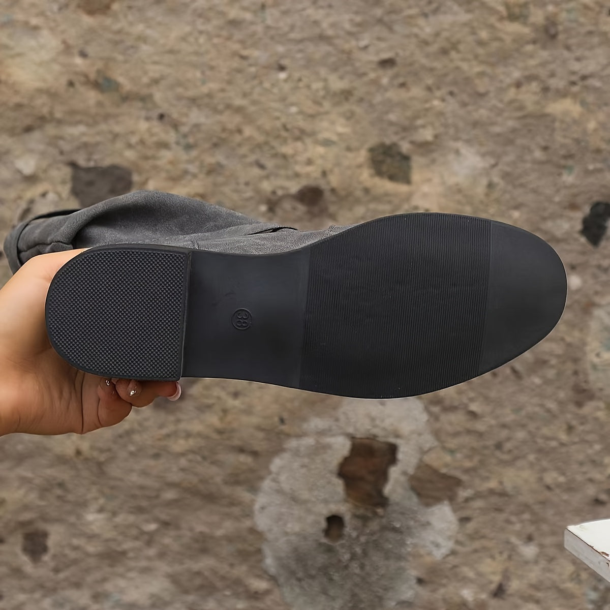 Melanie – Vintage Halfhoge Laars Met Gesp | 50% KORTING