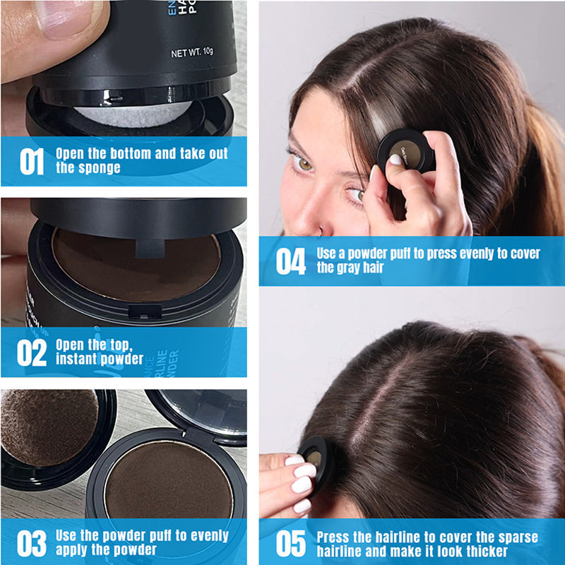 Haar Droogpoeder — Directe Volume Boost
