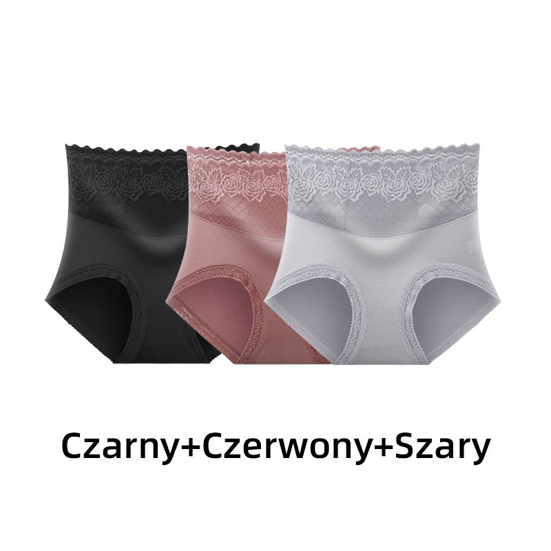 LaceComfort – Dames kanten slip met hoge taille | 1+1 GRATIS