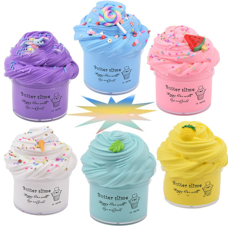 Fluffy Slime Putty for Kids(6 pcs/ 9 pcs)