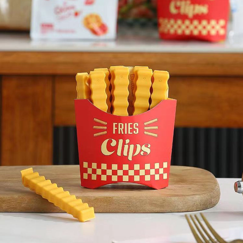 Grappige magnetische frites-voedselclips