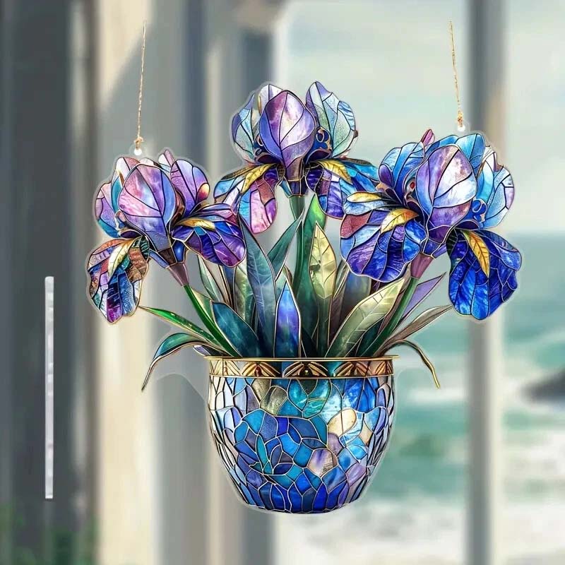 LeafGlow™ – Groene plantenhanger van acryl | 1+1 GRATIS