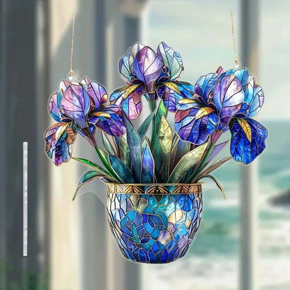 LeafGlow™ – Groene plantenhanger van acryl | 1+1 GRATIS