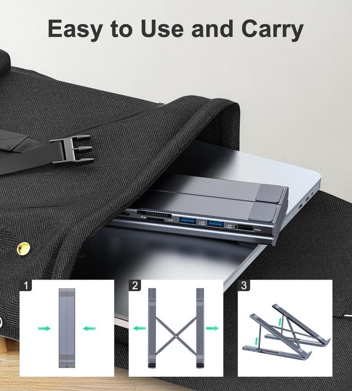 DockPro – Ergonomisch 8-in-1 Laptopdock | 50% KORTING