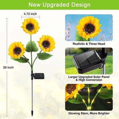 SunGlow — Solar-zonnebloemlampen | 1+1 GRATIS