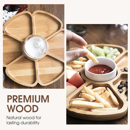 ServeLux – Houten Snack Schaal | 50% KORTING