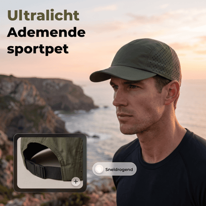 Ryan — Ademende Cap voor Atleten | 50% KORTING
