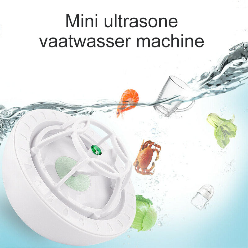 Ultrasone Draagbare Vaatwasser en Wasartefact