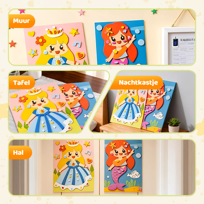 CraftyKids – DIY 3D EVA knutselstickers