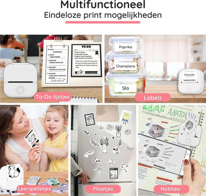 50% KORTING |  Mini Printer™ + gratis printpapier - De printer die nooit inkt nodig heeft!