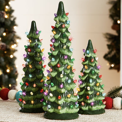 CeramiGlow – Handbeschilderde keramische kerstboom
