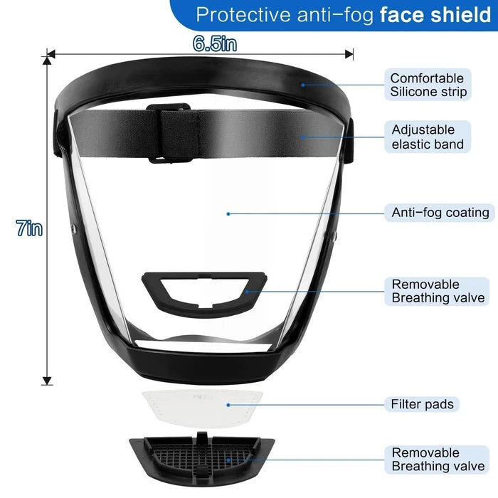 Face Shield™ Transparante volledige gezichtsbescherming