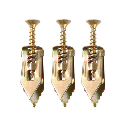 FixSecure - Expansieankers voor gipsplaat + hoogwaardige zinkschroeven (100 stuks)