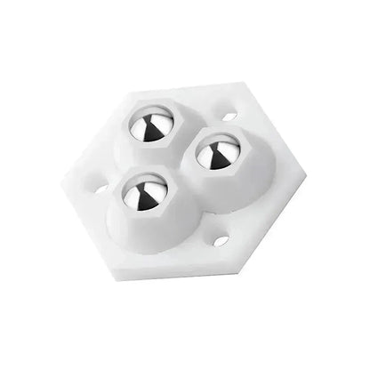 Stalen wielen (set 4 stuks) - voor eenvoudig en soepel verplaatsen van het meubilair 360° draaibaar