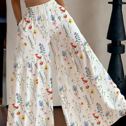 Lunara — Wijde Bloemenbroek | 50% KORTING