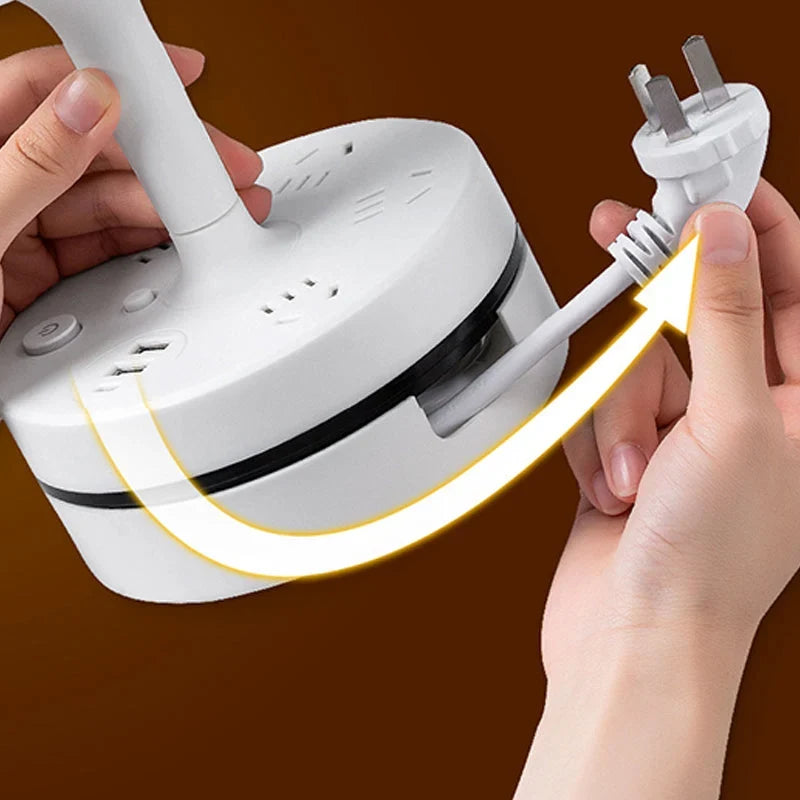 All-in-One Nachtkastlamp — Stroom, Licht, Controle