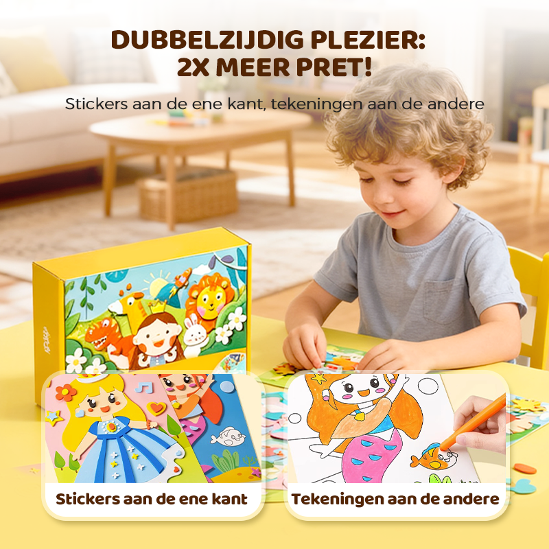 CraftyKids – DIY 3D EVA knutselstickers