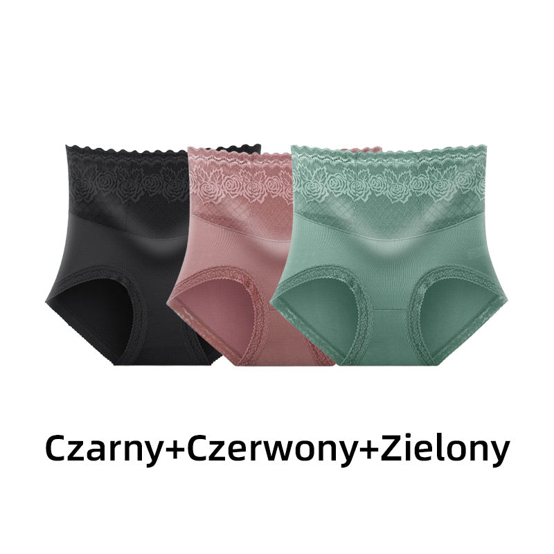 LaceComfort – Dames kanten slip met hoge taille | 1+1 GRATIS