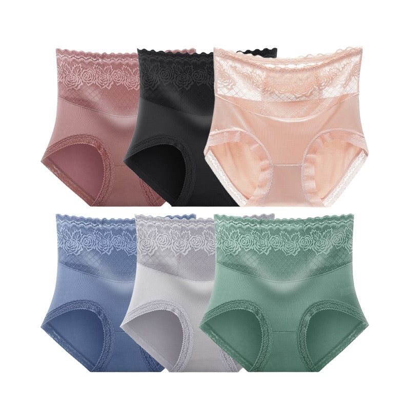 LaceComfort – Dames kanten slip met hoge taille | 1+1 GRATIS
