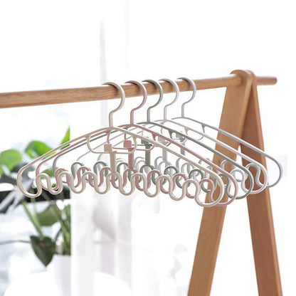 Stapelbare hanger met golfpatroon (10st)