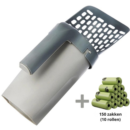 PetClean – Geurvrij Kattenbakschep-Set | 50% KORTING