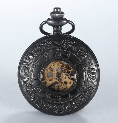 Mechanisch Zakhorloge met Spinnenwebpatroon — Bezit Tijdloze Gedurfdheid