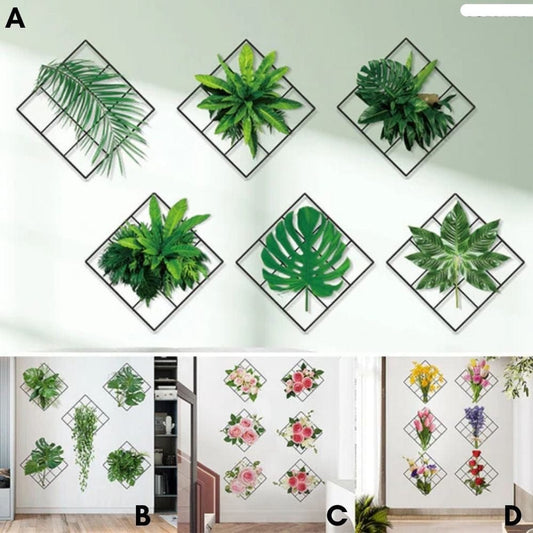 3D Groene Planten Muurstickers