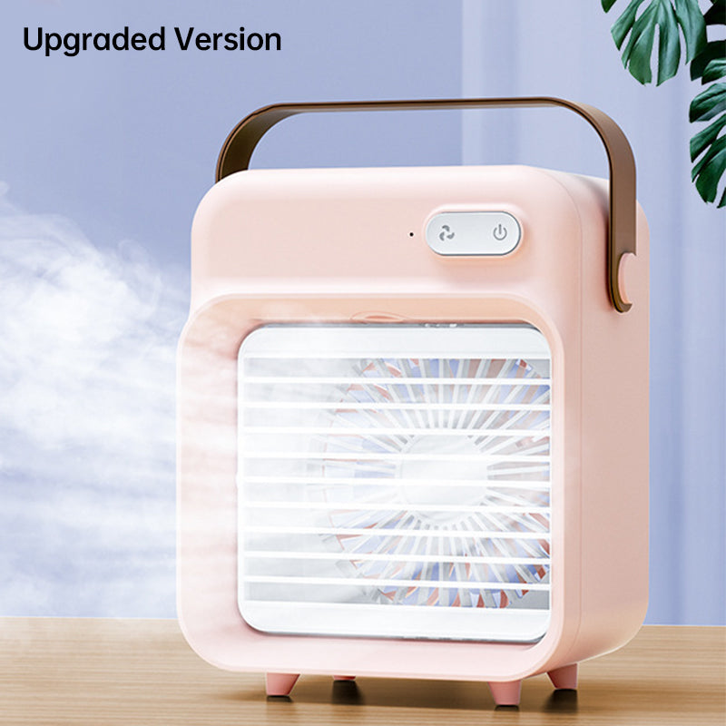 AeroMist Draagbare Ventilator — Directe Koeling, Hydratatie, Vrijheid