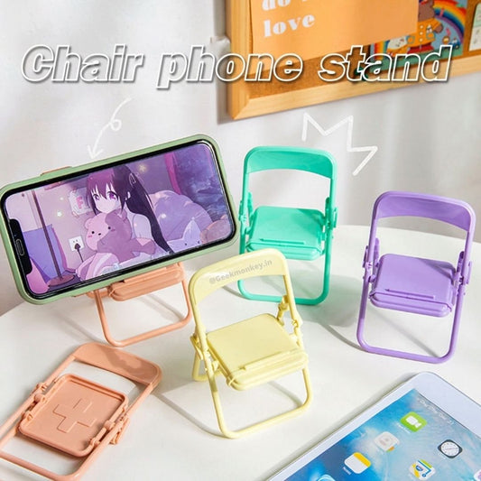 MiniSeat – Opvouwbare telefoonhouder in stoeldesign | 1+2 GRATIS