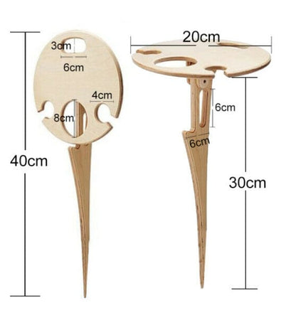 Vino ™ - opvouwbare picknicktafel met wijnhouder | 50% korting