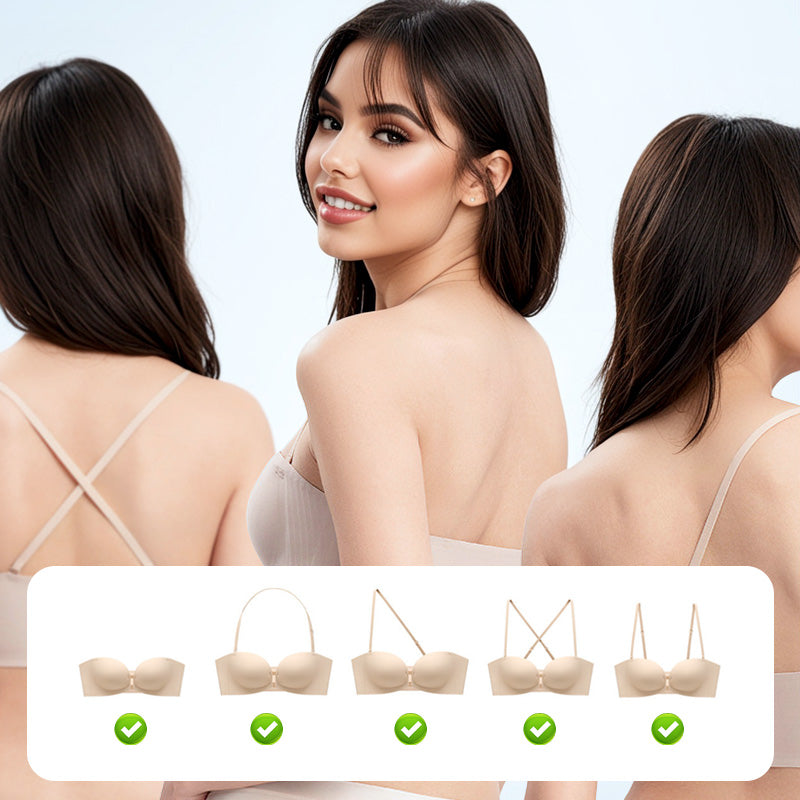 Mila — Beugelloze Push-up-BH met Bandjes | 50% KORTING