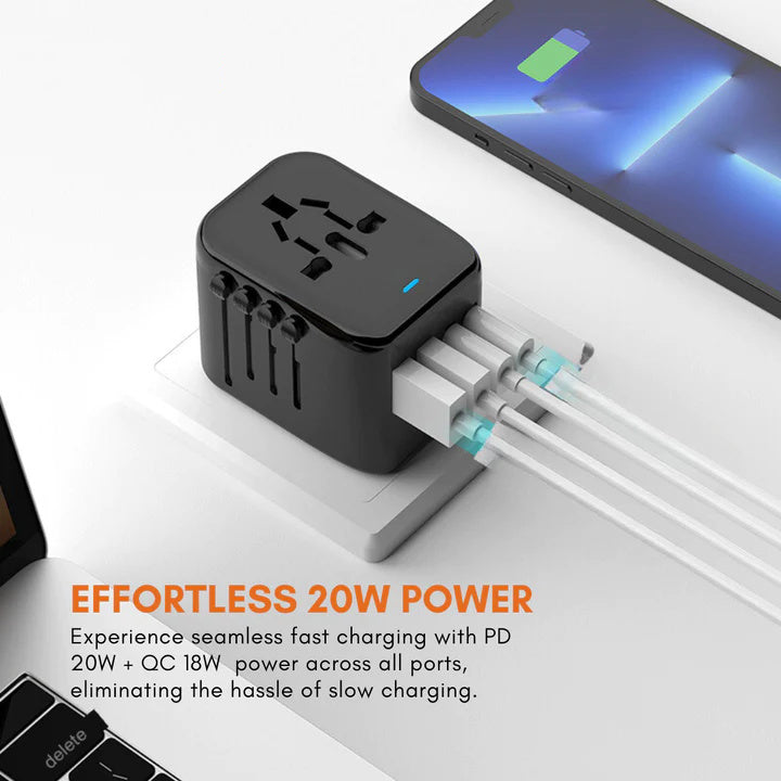 Universele 100V-220V Smart Travel Adapter Spanningsomvormer