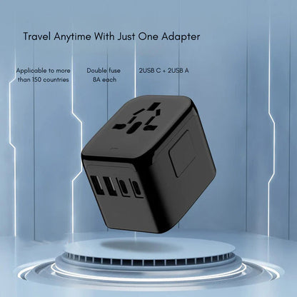 Universele 100V-220V Smart Travel Adapter Spanningsomvormer