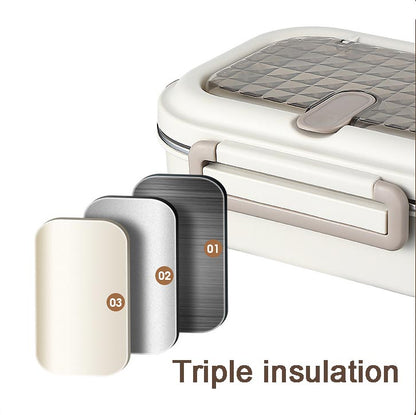 ThermoBento™ – Geïsoleerde bentobox van roestvrij staal