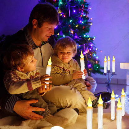 MagicGlow - Vlamloze LED Drijvende Kaarsen met afstandbediening  | 50% KORTING