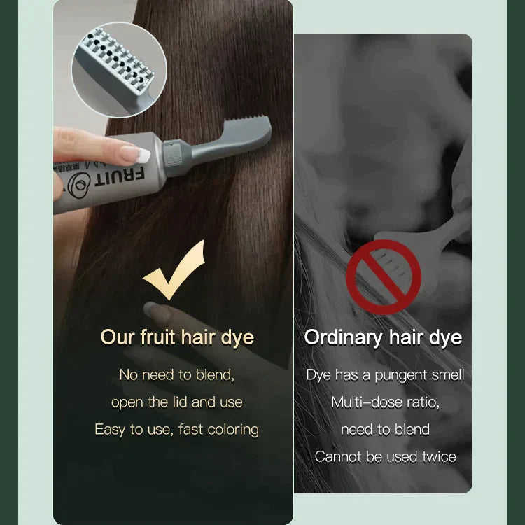 ColorFruit™ 80ml Haarkleurkam met Fruitessences | 1+1 GRATIS