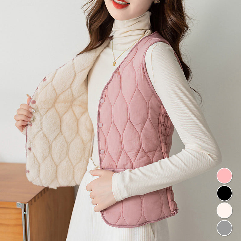 CozyChic™ – Warm wollen vest voor dames