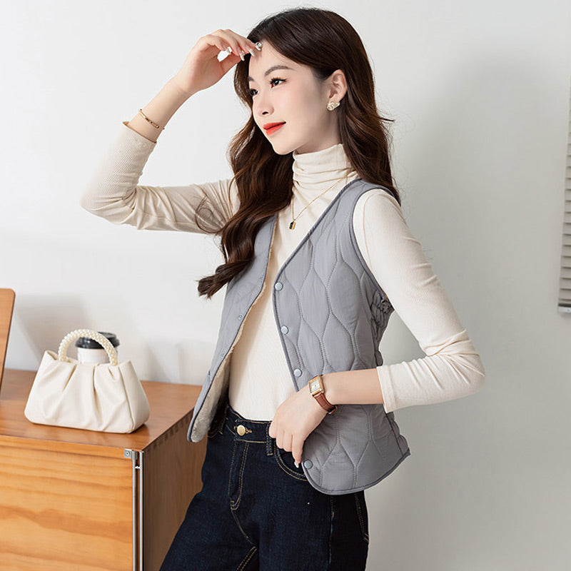 CozyChic™ – Warm wollen vest voor dames