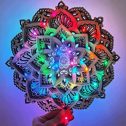 Lumora – Mandala LED-wandlamp | 50% KORTING