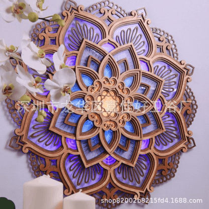 Lumora – Mandala LED-wandlamp | 50% KORTING