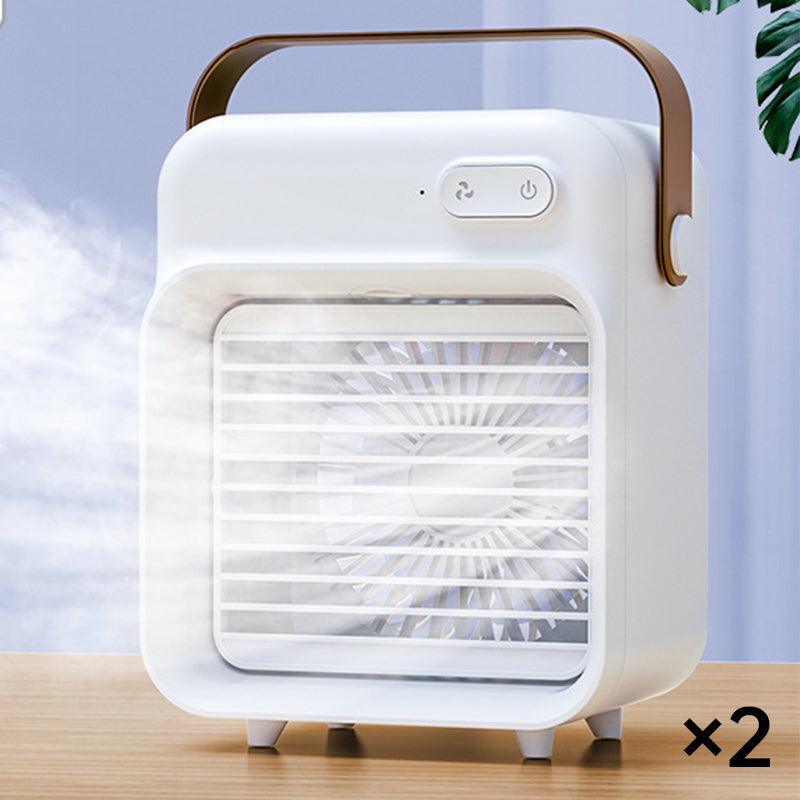 AeroMist Draagbare Ventilator — Directe Koeling, Hydratatie, Vrijheid